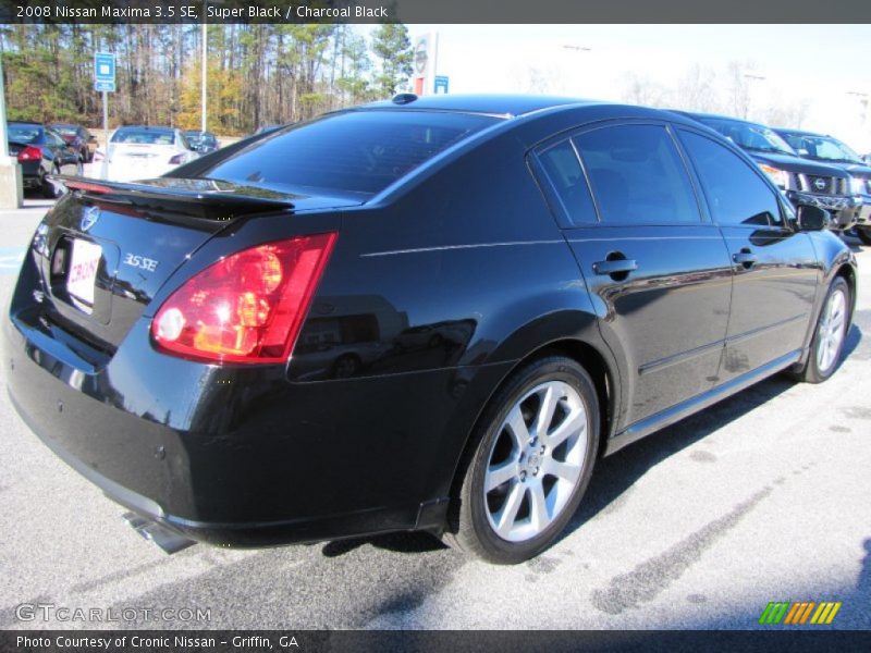 Super Black / Charcoal Black 2008 Nissan Maxima 3.5 SE