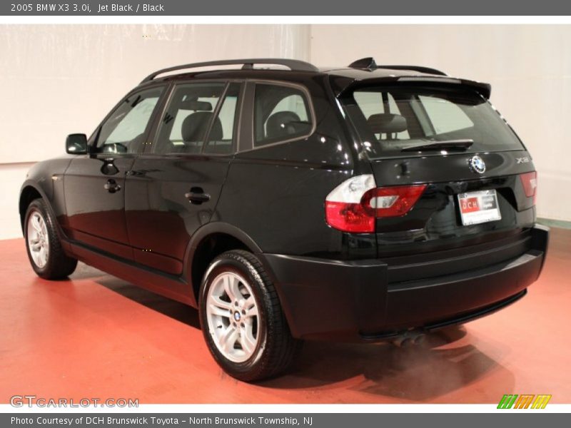 Jet Black / Black 2005 BMW X3 3.0i