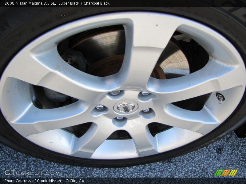 Super Black / Charcoal Black 2008 Nissan Maxima 3.5 SE
