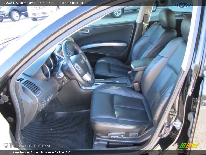 Super Black / Charcoal Black 2008 Nissan Maxima 3.5 SE