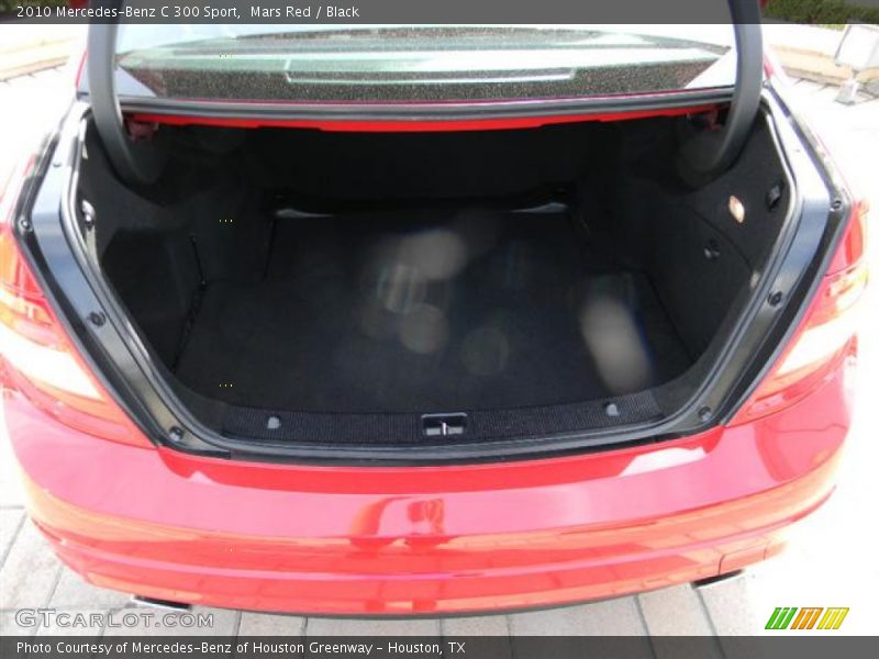 Mars Red / Black 2010 Mercedes-Benz C 300 Sport