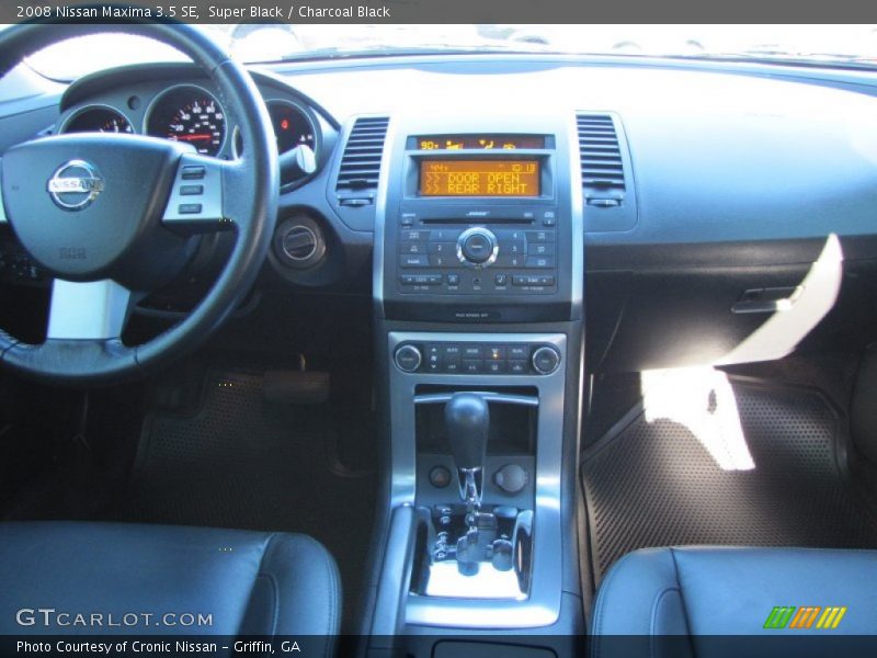 Super Black / Charcoal Black 2008 Nissan Maxima 3.5 SE
