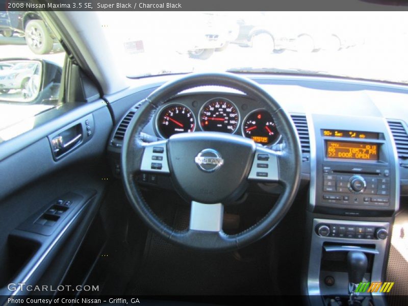 Super Black / Charcoal Black 2008 Nissan Maxima 3.5 SE