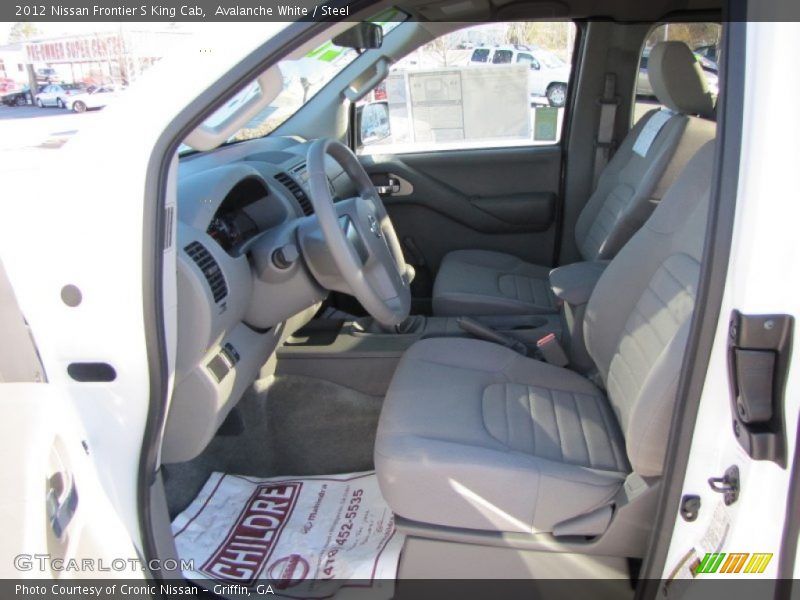 Avalanche White / Steel 2012 Nissan Frontier S King Cab