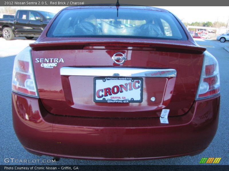 Red Brick / Charcoal 2012 Nissan Sentra 2.0 S