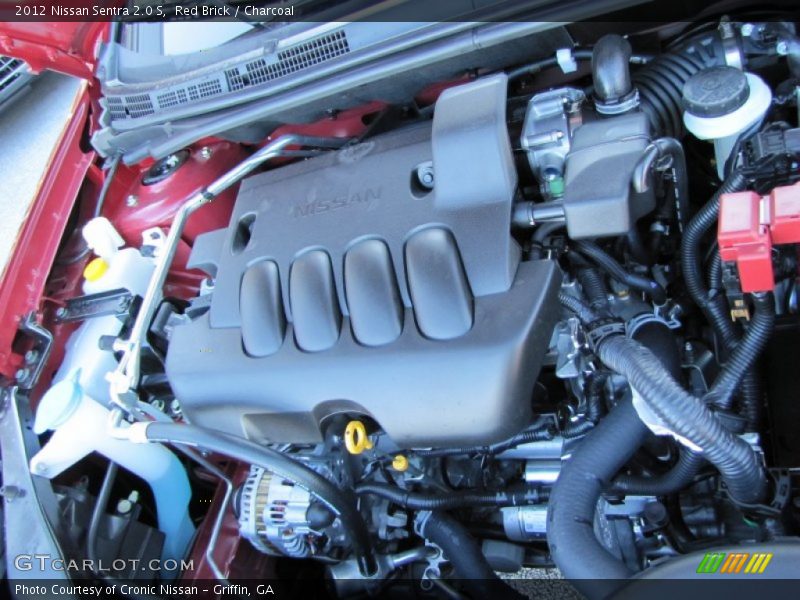 Red Brick / Charcoal 2012 Nissan Sentra 2.0 S