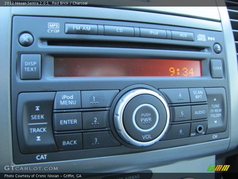 Red Brick / Charcoal 2012 Nissan Sentra 2.0 S