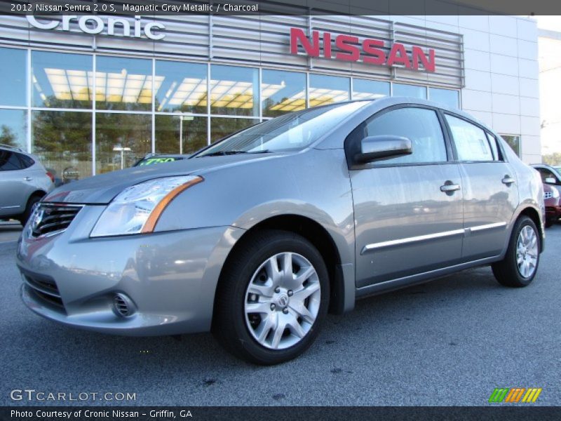Magnetic Gray Metallic / Charcoal 2012 Nissan Sentra 2.0 S