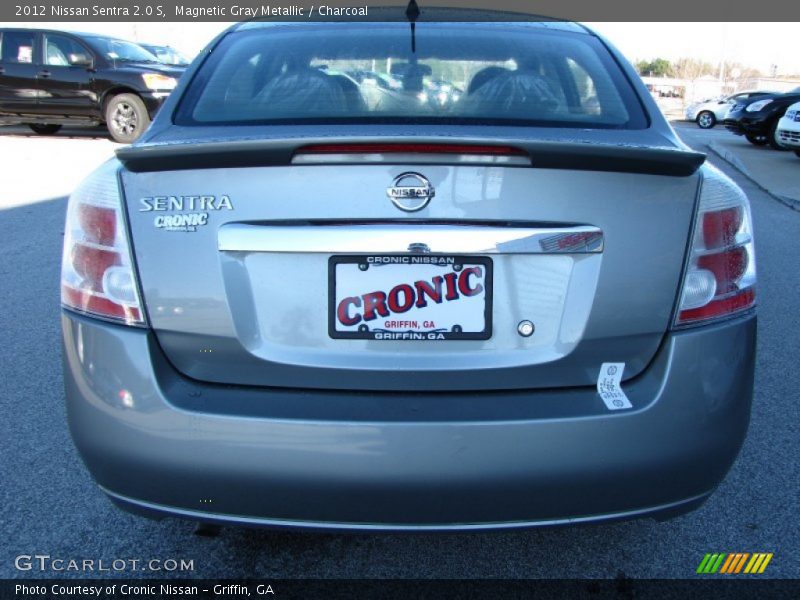 Magnetic Gray Metallic / Charcoal 2012 Nissan Sentra 2.0 S