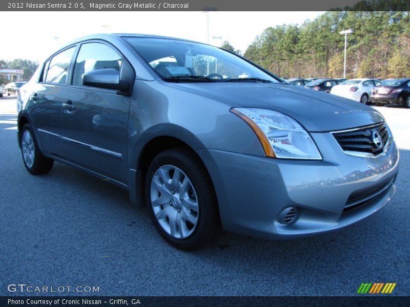 Magnetic Gray Metallic / Charcoal 2012 Nissan Sentra 2.0 S
