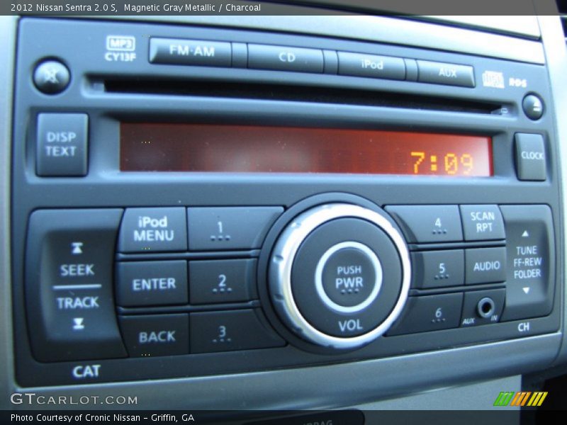 Magnetic Gray Metallic / Charcoal 2012 Nissan Sentra 2.0 S