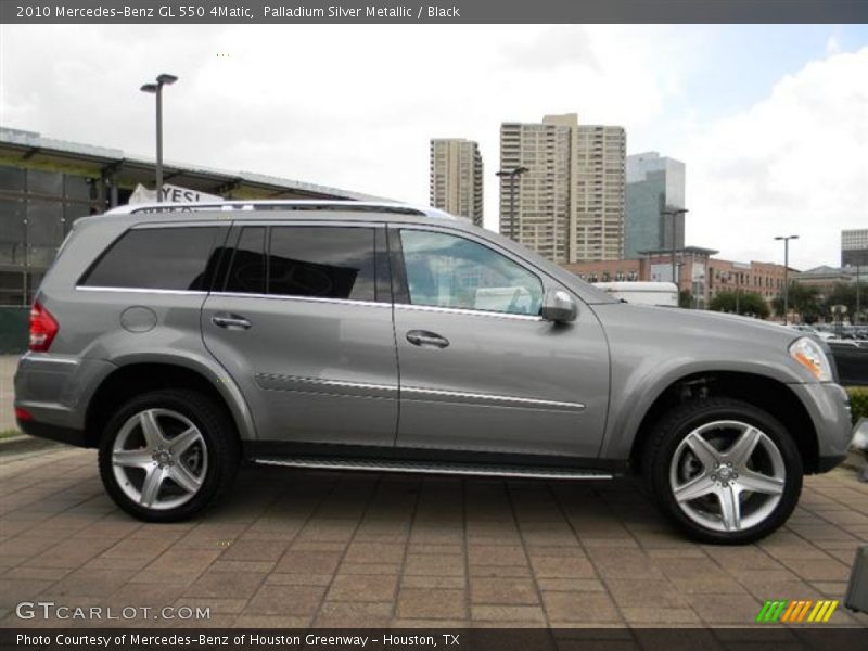 Palladium Silver Metallic / Black 2010 Mercedes-Benz GL 550 4Matic