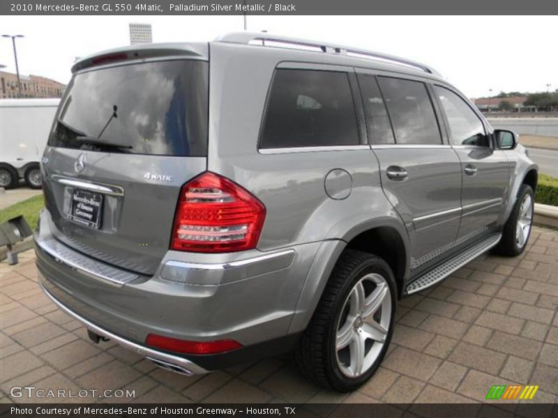 Palladium Silver Metallic / Black 2010 Mercedes-Benz GL 550 4Matic