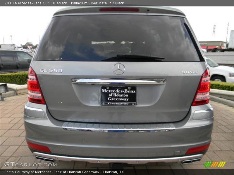 Palladium Silver Metallic / Black 2010 Mercedes-Benz GL 550 4Matic