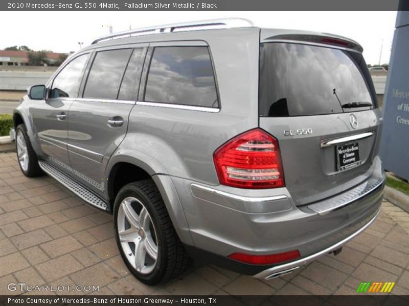 Palladium Silver Metallic / Black 2010 Mercedes-Benz GL 550 4Matic