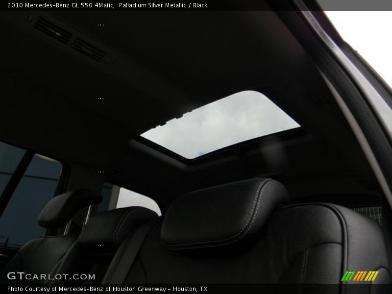 Palladium Silver Metallic / Black 2010 Mercedes-Benz GL 550 4Matic
