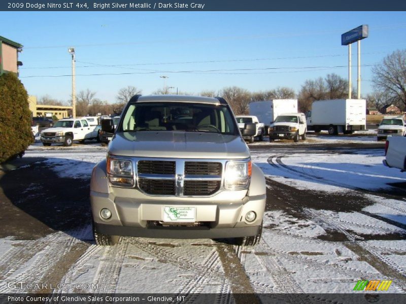 Bright Silver Metallic / Dark Slate Gray 2009 Dodge Nitro SLT 4x4