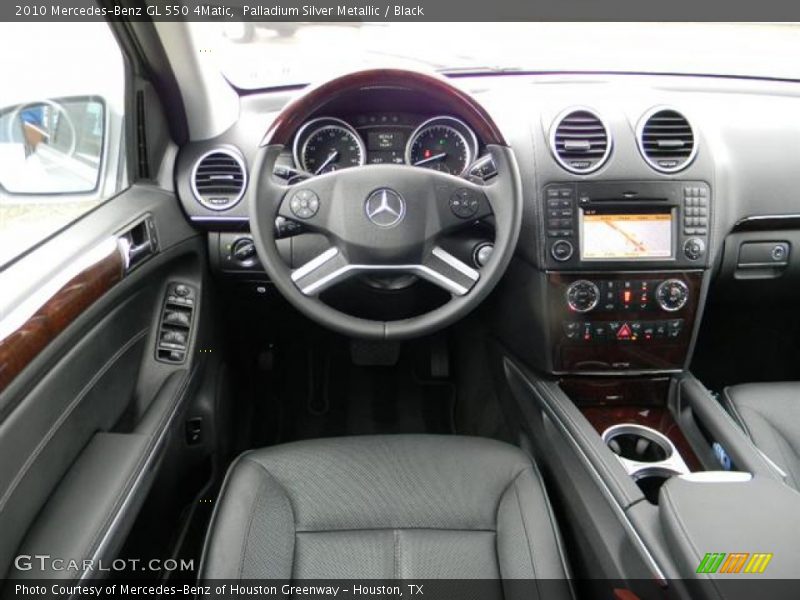 Palladium Silver Metallic / Black 2010 Mercedes-Benz GL 550 4Matic