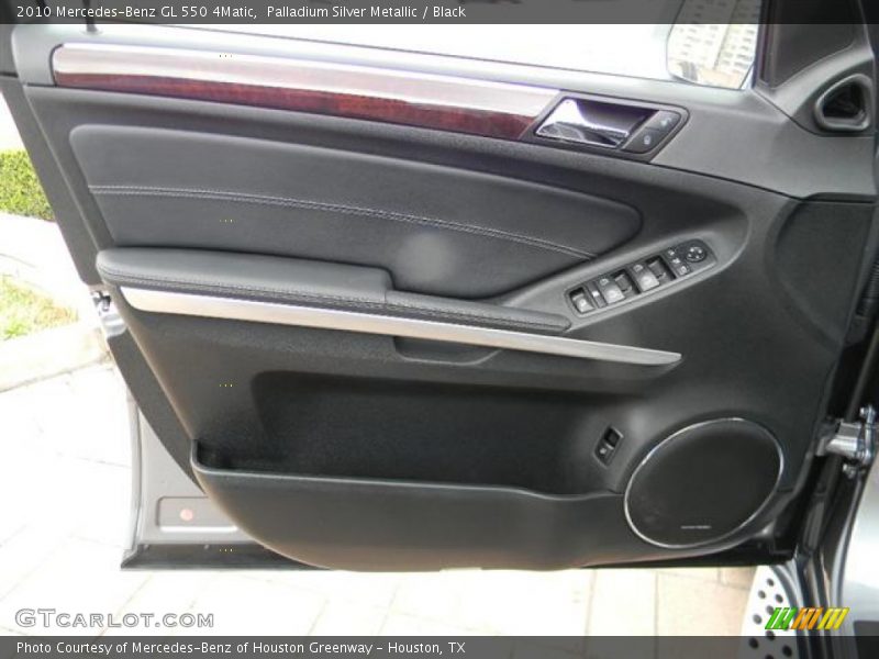 Palladium Silver Metallic / Black 2010 Mercedes-Benz GL 550 4Matic