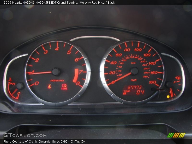 Velocity Red Mica / Black 2006 Mazda MAZDA6 MAZDASPEED6 Grand Touring