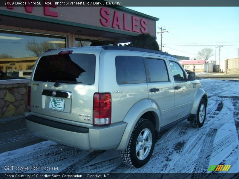 Bright Silver Metallic / Dark Slate Gray 2009 Dodge Nitro SLT 4x4