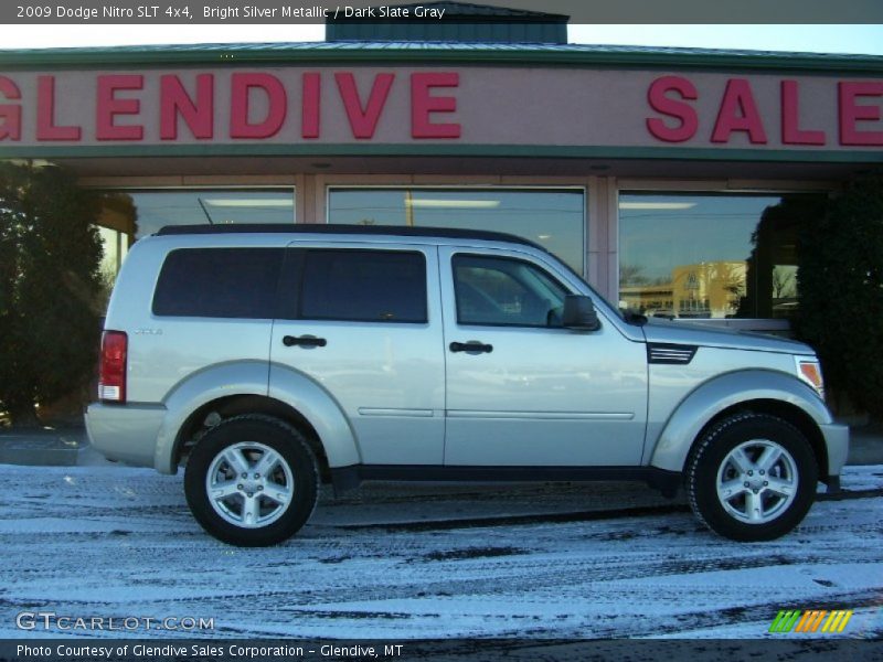 Bright Silver Metallic / Dark Slate Gray 2009 Dodge Nitro SLT 4x4