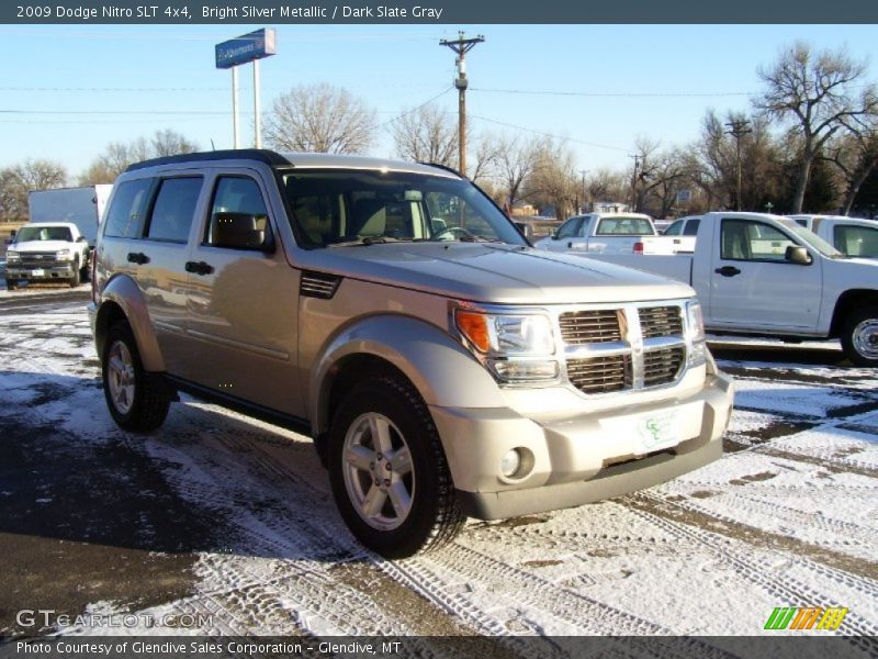 Bright Silver Metallic / Dark Slate Gray 2009 Dodge Nitro SLT 4x4