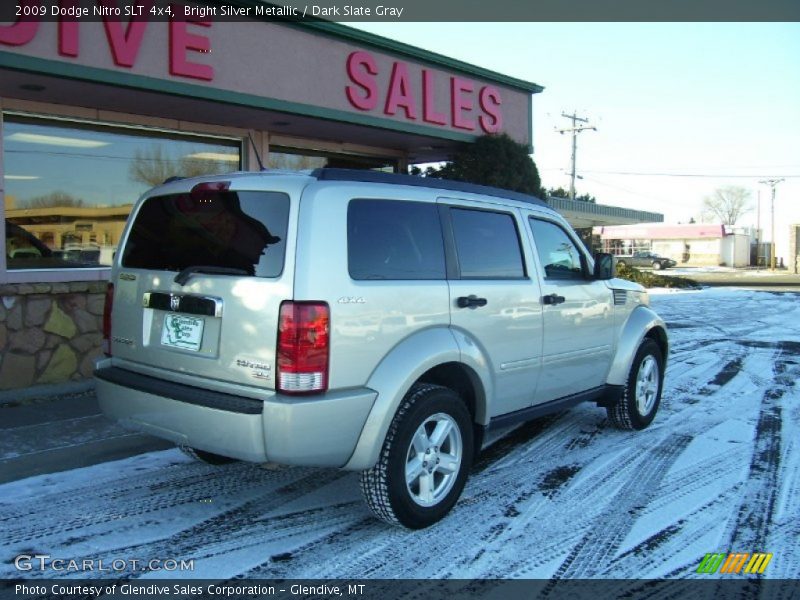 Bright Silver Metallic / Dark Slate Gray 2009 Dodge Nitro SLT 4x4