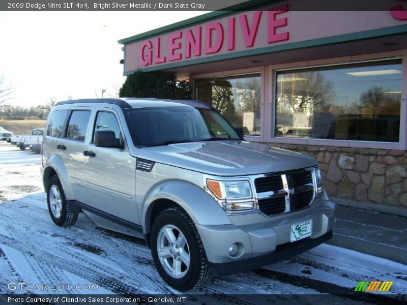 Bright Silver Metallic / Dark Slate Gray 2009 Dodge Nitro SLT 4x4