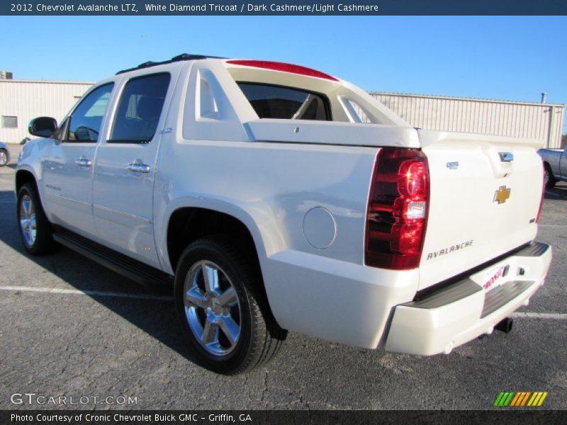 White Diamond Tricoat / Dark Cashmere/Light Cashmere 2012 Chevrolet Avalanche LTZ