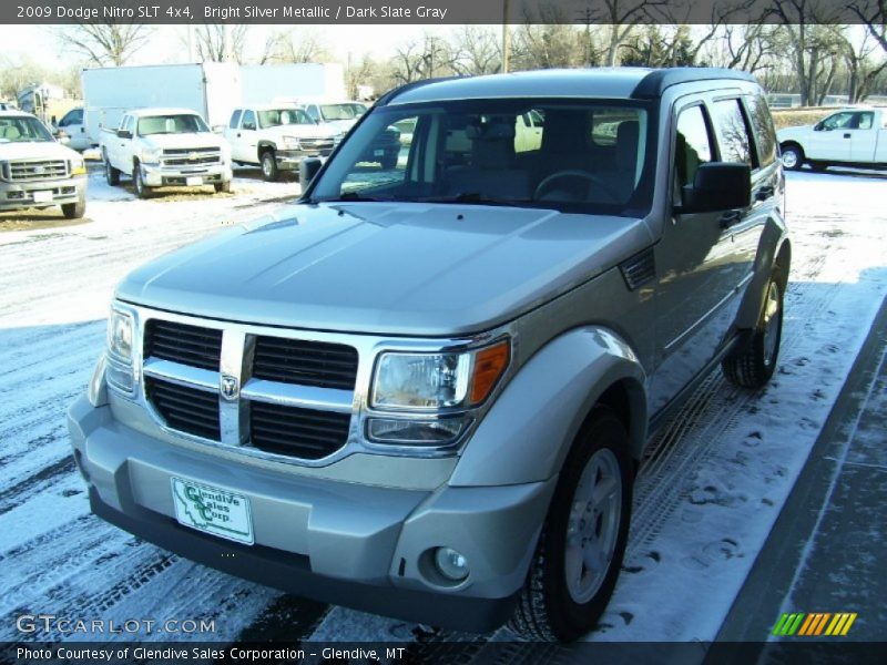 Bright Silver Metallic / Dark Slate Gray 2009 Dodge Nitro SLT 4x4