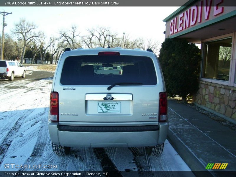 Bright Silver Metallic / Dark Slate Gray 2009 Dodge Nitro SLT 4x4