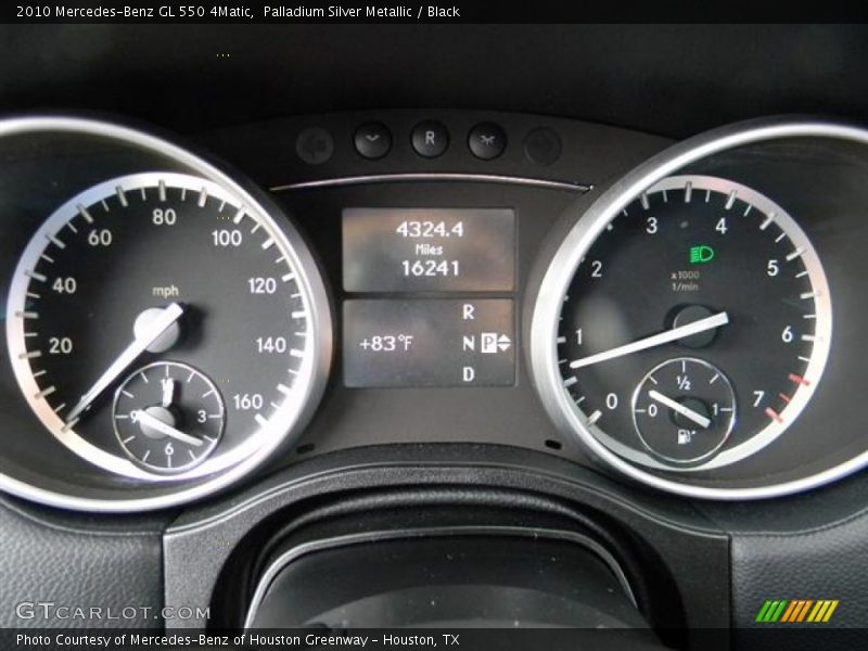  2010 GL 550 4Matic 550 4Matic Gauges