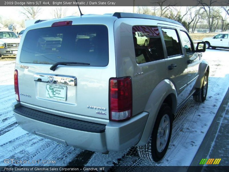 Bright Silver Metallic / Dark Slate Gray 2009 Dodge Nitro SLT 4x4