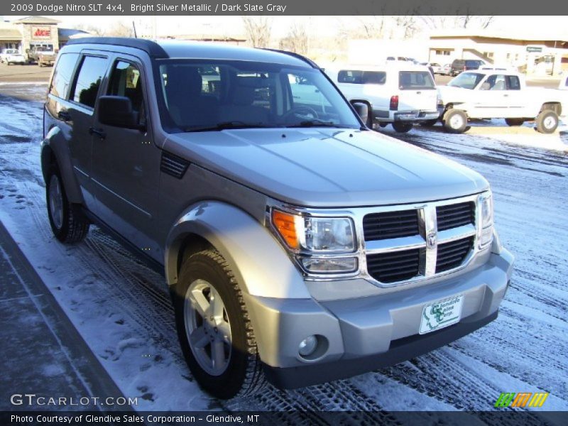 Bright Silver Metallic / Dark Slate Gray 2009 Dodge Nitro SLT 4x4