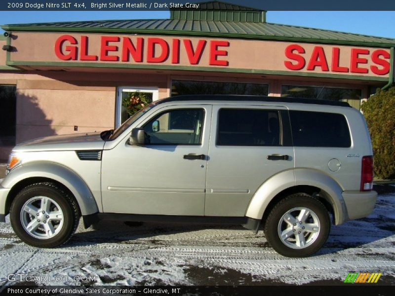 Bright Silver Metallic / Dark Slate Gray 2009 Dodge Nitro SLT 4x4