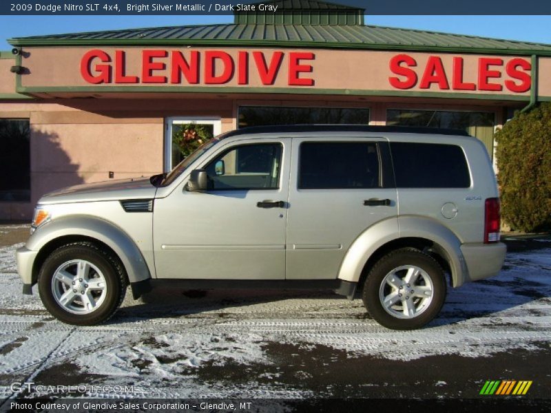 Bright Silver Metallic / Dark Slate Gray 2009 Dodge Nitro SLT 4x4