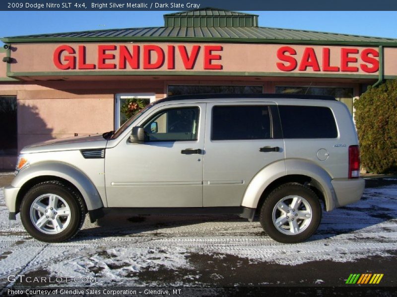 Bright Silver Metallic / Dark Slate Gray 2009 Dodge Nitro SLT 4x4