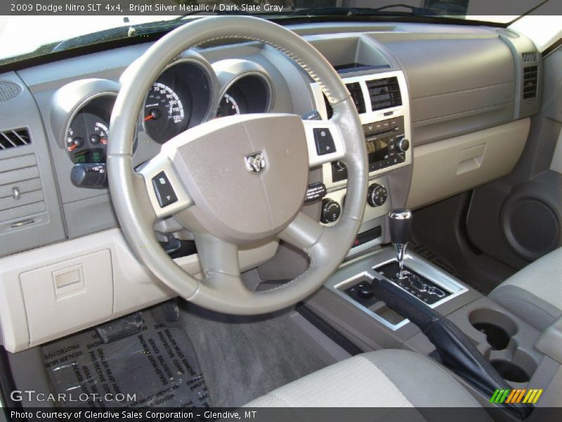 Bright Silver Metallic / Dark Slate Gray 2009 Dodge Nitro SLT 4x4
