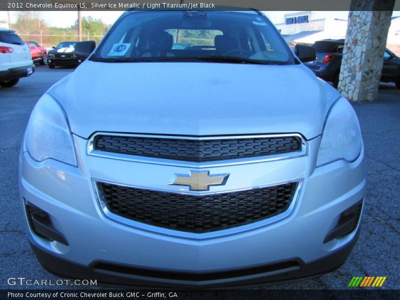 Silver Ice Metallic / Light Titanium/Jet Black 2012 Chevrolet Equinox LS