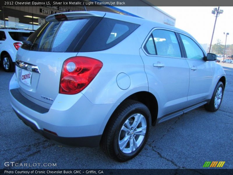 Silver Ice Metallic / Light Titanium/Jet Black 2012 Chevrolet Equinox LS