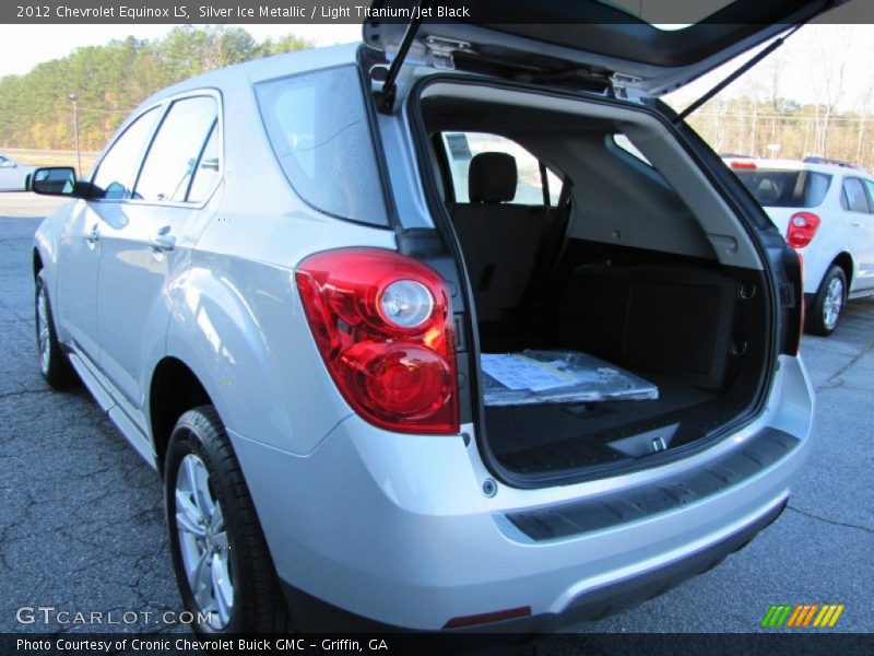 Silver Ice Metallic / Light Titanium/Jet Black 2012 Chevrolet Equinox LS
