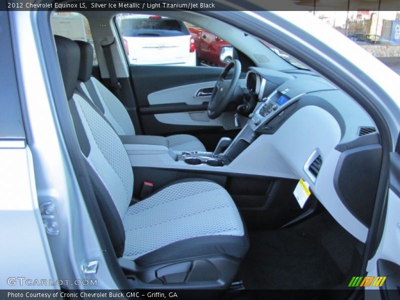 Silver Ice Metallic / Light Titanium/Jet Black 2012 Chevrolet Equinox LS