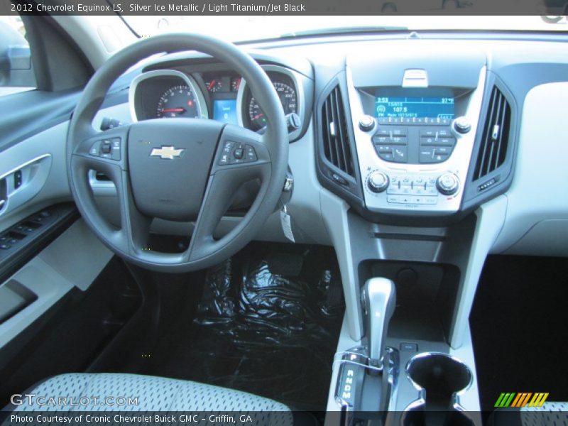 Silver Ice Metallic / Light Titanium/Jet Black 2012 Chevrolet Equinox LS