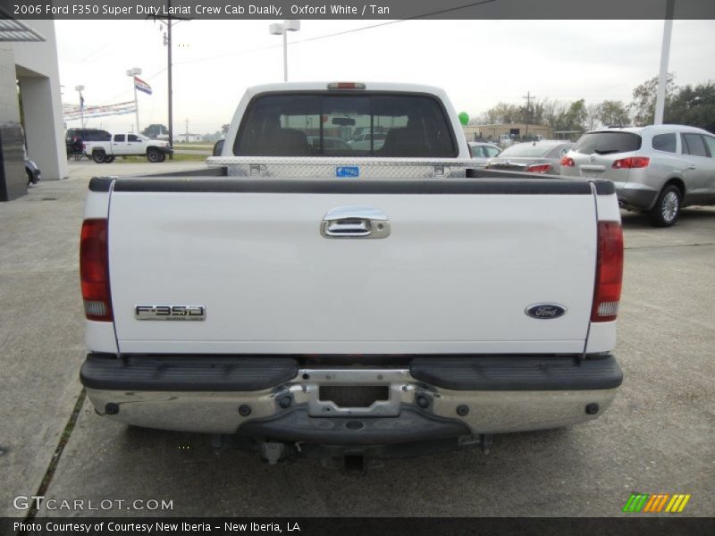 Oxford White / Tan 2006 Ford F350 Super Duty Lariat Crew Cab Dually
