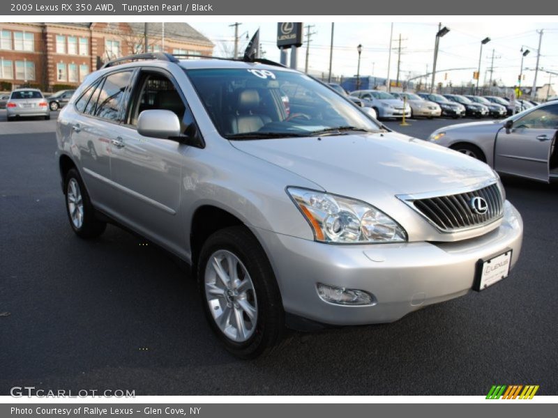 Tungsten Pearl / Black 2009 Lexus RX 350 AWD