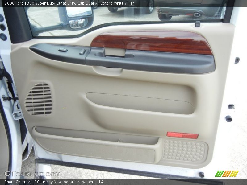 Oxford White / Tan 2006 Ford F350 Super Duty Lariat Crew Cab Dually