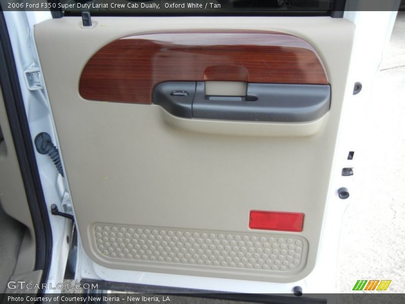 Oxford White / Tan 2006 Ford F350 Super Duty Lariat Crew Cab Dually