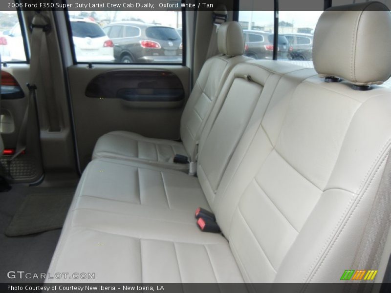 Oxford White / Tan 2006 Ford F350 Super Duty Lariat Crew Cab Dually