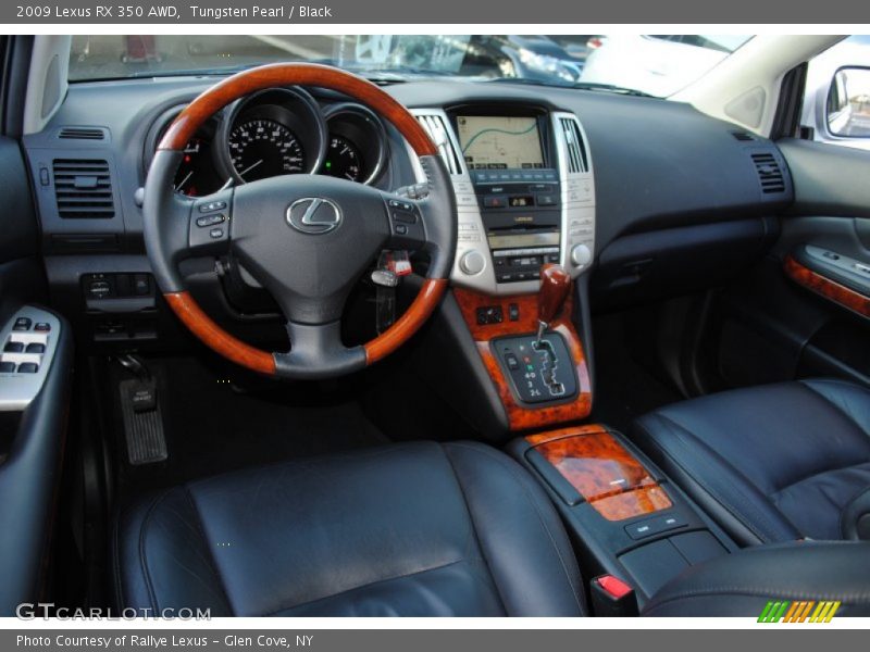 Tungsten Pearl / Black 2009 Lexus RX 350 AWD